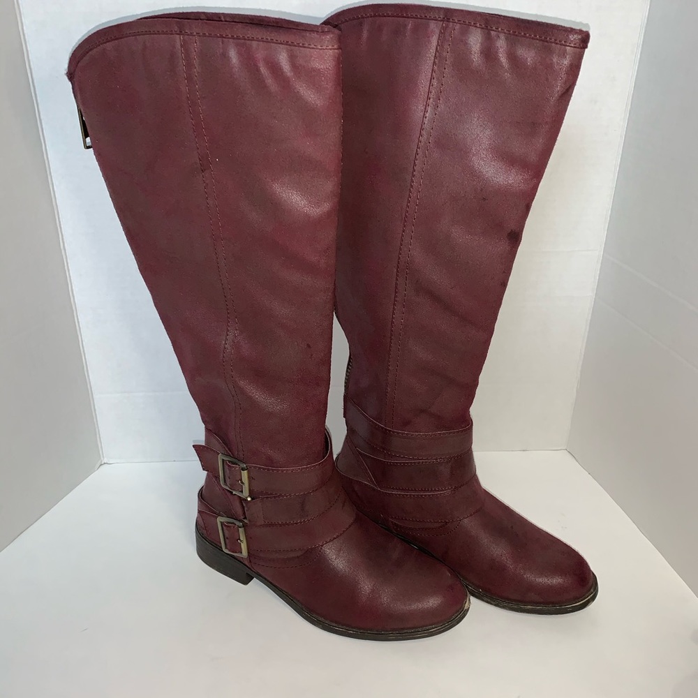 Madden Girl Burgundy Boots